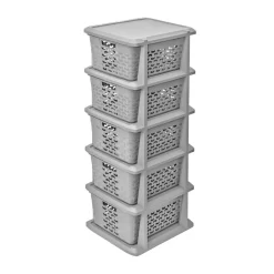 Regał z 5 koszykami Cotton BRANQ
