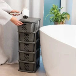 Regał z 5 koszykami Cotton BRANQ