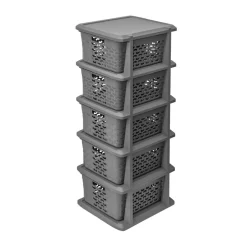 Regał z 5 koszykami Cotton BRANQ