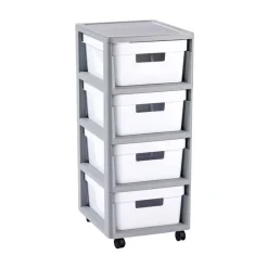 Regał z 4 szufladami Infinity 30 x 36 x 69 cm CURVER