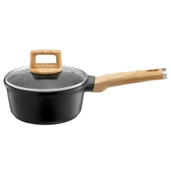 Rondel z pokrywką Noir z powłoką Qualum Basic Stone 16 cm AMBITION
