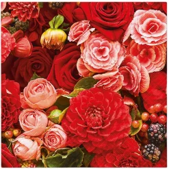Serwetki papierowe Red Bouquet 33 x 33 cm 20 szt. PAW
