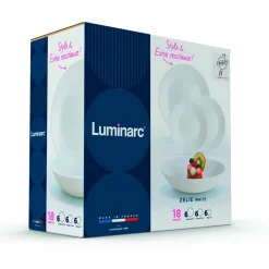 Serwis obiadowy dla 6 osób Zelie 18-elementowy LUMINARC
