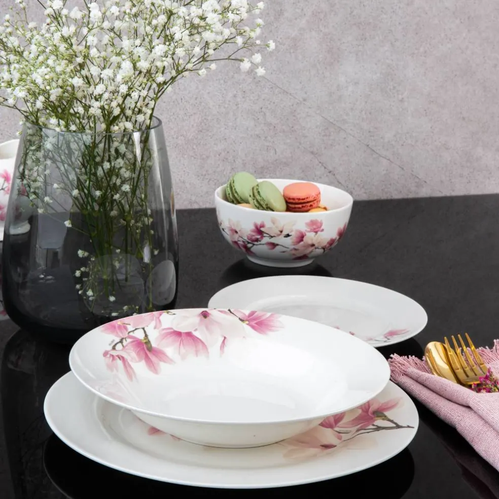 Serwis obiadowy Magnolia 18-elementowy AMBITION