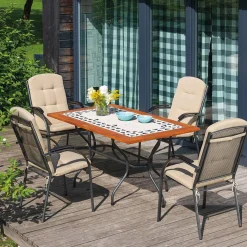 Stół ogrodowy Como 160 x 90 cm PATIO