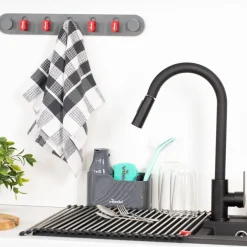Suszarka do naczyń zwijana Easy Kitchen 45 x 40 cm VILEDA by Dajar