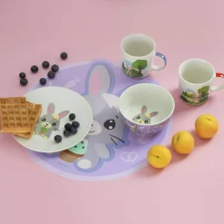 Talerz deserowy Betty i Bunny 19 cm AMBITION JUNIOR