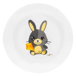 Talerz deserowy Betty i Bunny 19 cm AMBITION JUNIOR