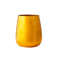 Wazon szklany Gold Deco 17 cm AMBITION