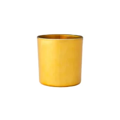Świecznik szklany Gold Deco 14 cm AMBITION