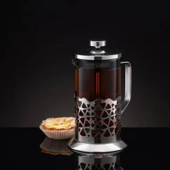 Zaparzacz do kawy i herbaty Larissa 600 ml koronka srebrny AMBITION
