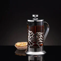 Zaparzacz do kawy i herbaty Larissa 600 ml koronka srebrny AMBITION
