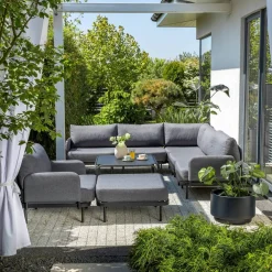 Zestaw mebli ogrodowych dla 7 osób Piryt PATIO