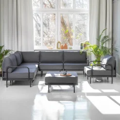 Zestaw mebli ogrodowych dla 7 osób Piryt PATIO