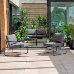 Zestaw mebli ogrodowych Nefryt z tkaniną hydrofobową PATIO
