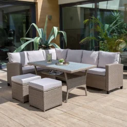 Zestaw mebli ogrodowych technorattanowych Nina PATIO