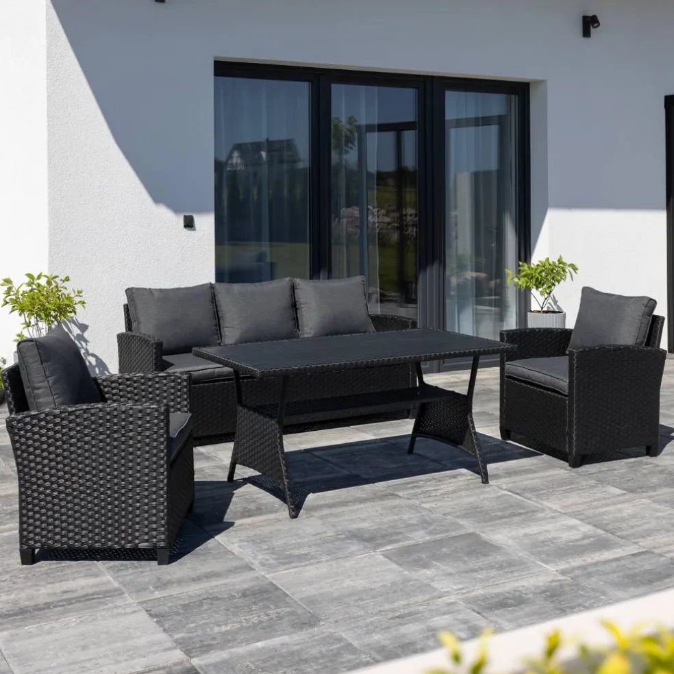Zestaw mebli ogrodowych z technorattanu Micheline PATIO