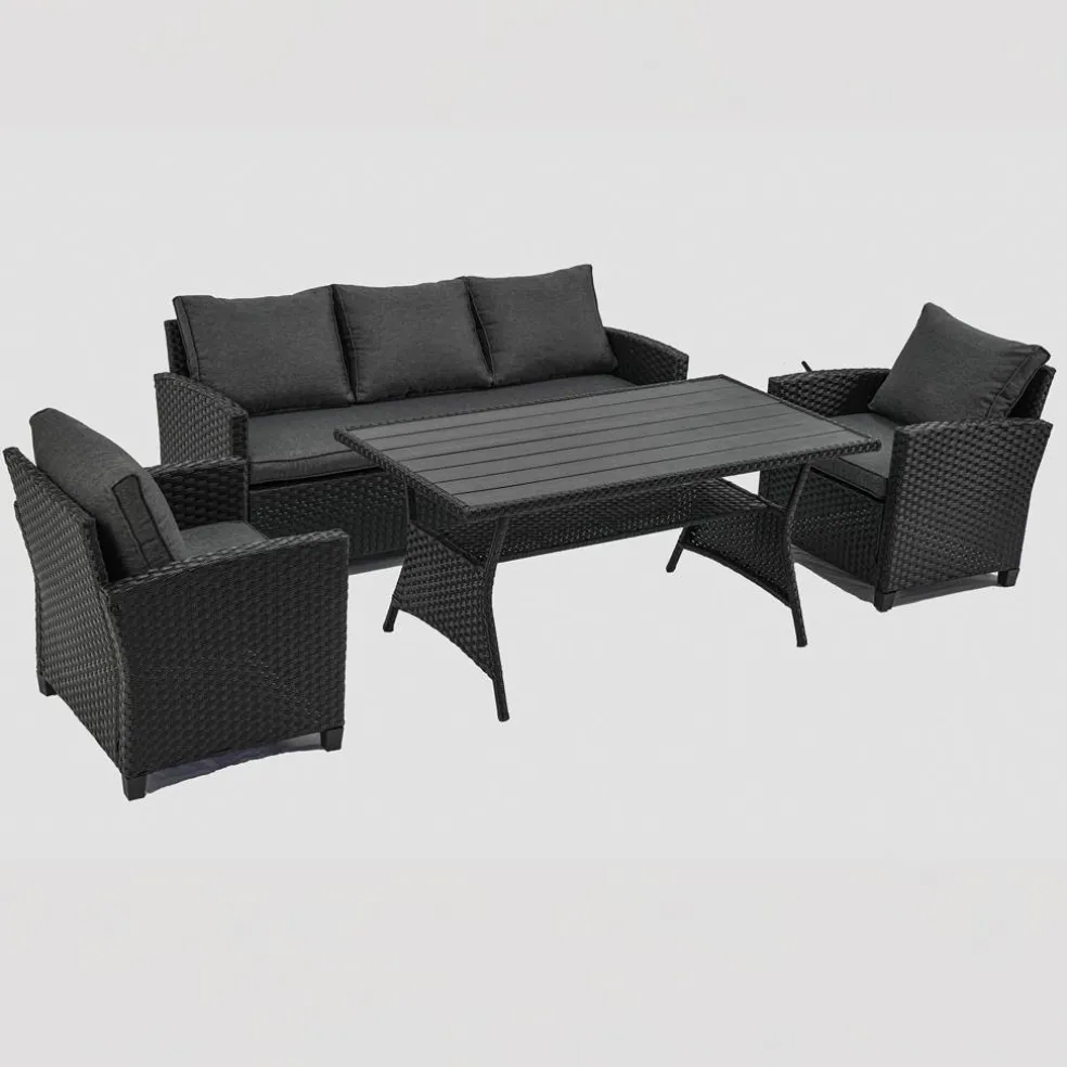 Zestaw mebli ogrodowych z technorattanu Micheline PATIO