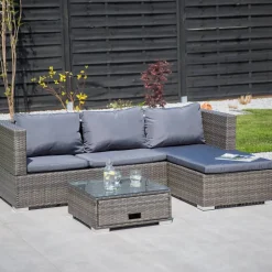 Zestaw mebli ogrodowych z technorattanu Liliane PATIO