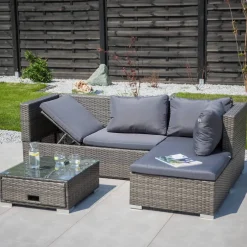 Zestaw mebli ogrodowych z technorattanu Liliane PATIO