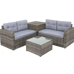 Zestaw mebli ogrodowych z technorattanu Florence PATIO