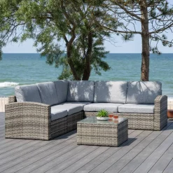 Zestaw mebli ogrodowych z technorattanu Margot PATIO