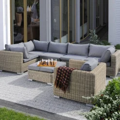 Zestaw mebli ogrodowych z technorattanu Dorothee PATIO