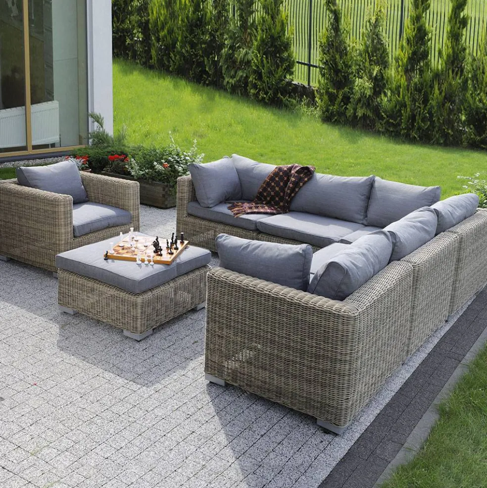 Zestaw mebli ogrodowych z technorattanu Dorothee PATIO