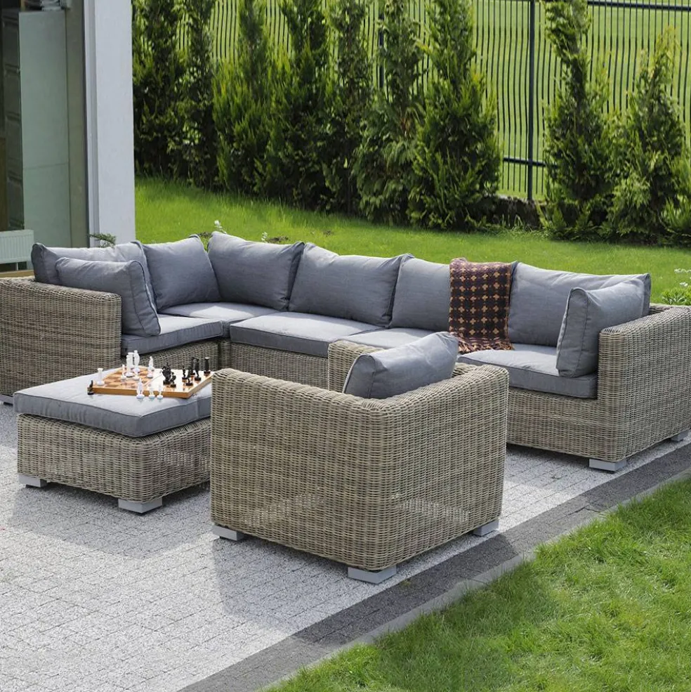 Zestaw mebli ogrodowych z technorattanu Dorothee PATIO