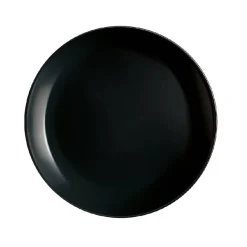 Zestaw talerzy obiadowych na 6 osób Diwali 25 cm czarny LUMINARC