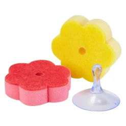 Zmywak kuchenny z przyssawką 2 szt. VELKEA MIX KOLORÓW