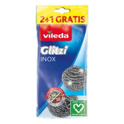 Zmywak stalowy Glitzi Spiral 3 szt. VILEDA