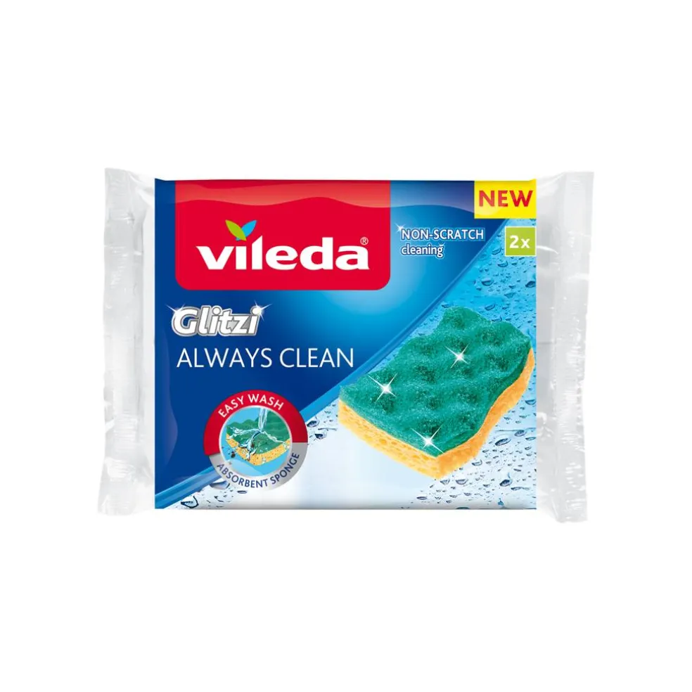 Zmywak wiskozowy Glitzi Always 2 szt. VILEDA